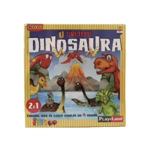 U svijetu dinosaura - društvena igra 2u1