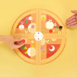 Ludo’s Pizza društvena igra - Ludo igra u obliku pizze, plastika/karton
